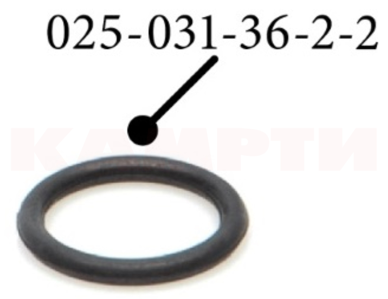 025-031-36-2-2 Кольцо уплотнительное (240Н-1011273) (864247) ГОСТ 18829-73 (ОАО "БЕЛАРУСЬРЕЗИНОТЕХНИКА")