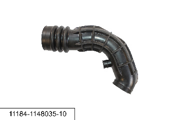 11184-1148035-10 Шланг (патрубок) воздушного фильтра впускной к дросселю для а/м ВАЗ-1118, БРТ