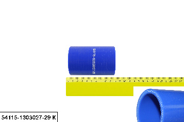 54115-1303027-29 К Патрубок системы охлаждения D=48мм L=85мм (для дв. Cummins), силикон, КАМРТИ