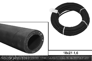 РУКАВ 18*27-1,6 МБС (бухты,м), ГОСТ 10362-2017, ВРТ