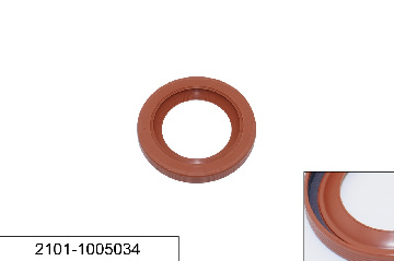 2101-1005034 МКВ Сальник коленвала и распредвала ФТОР 40х56х7,5, РТ