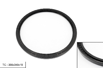 Манжета армированная ТС 2.2-300х340х18 (NBR70) BRUBBERG 