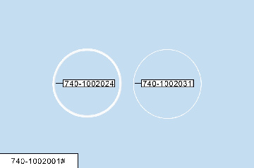 740-1002001# Ремкомплект гильзы двигателя (2 наим./24 шт.) белый силикон