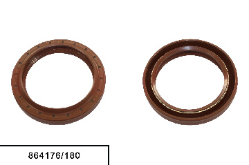 864176/180-02 Сальник хвостовика в сборе (реверсивная насечка 864176-02) ФТОР, РТ, 70х92х12/16