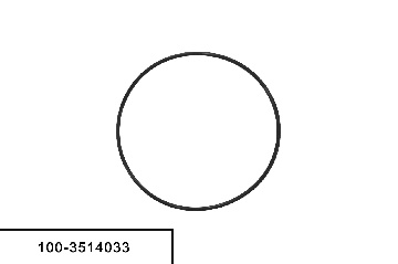 100-3514033 РК О-образное кольцо