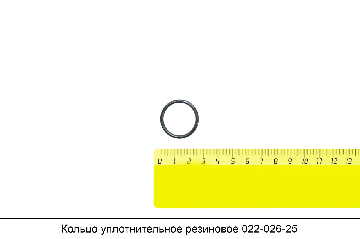 Кольцо уплотнительное резиновое 022-026-25-2-2