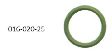 016-020-25 Кольцо ЗЕЛЕНОЕ (ФСИ) уплотнительное 60-1106380-02, 236-1110479 (ЯРТИ)