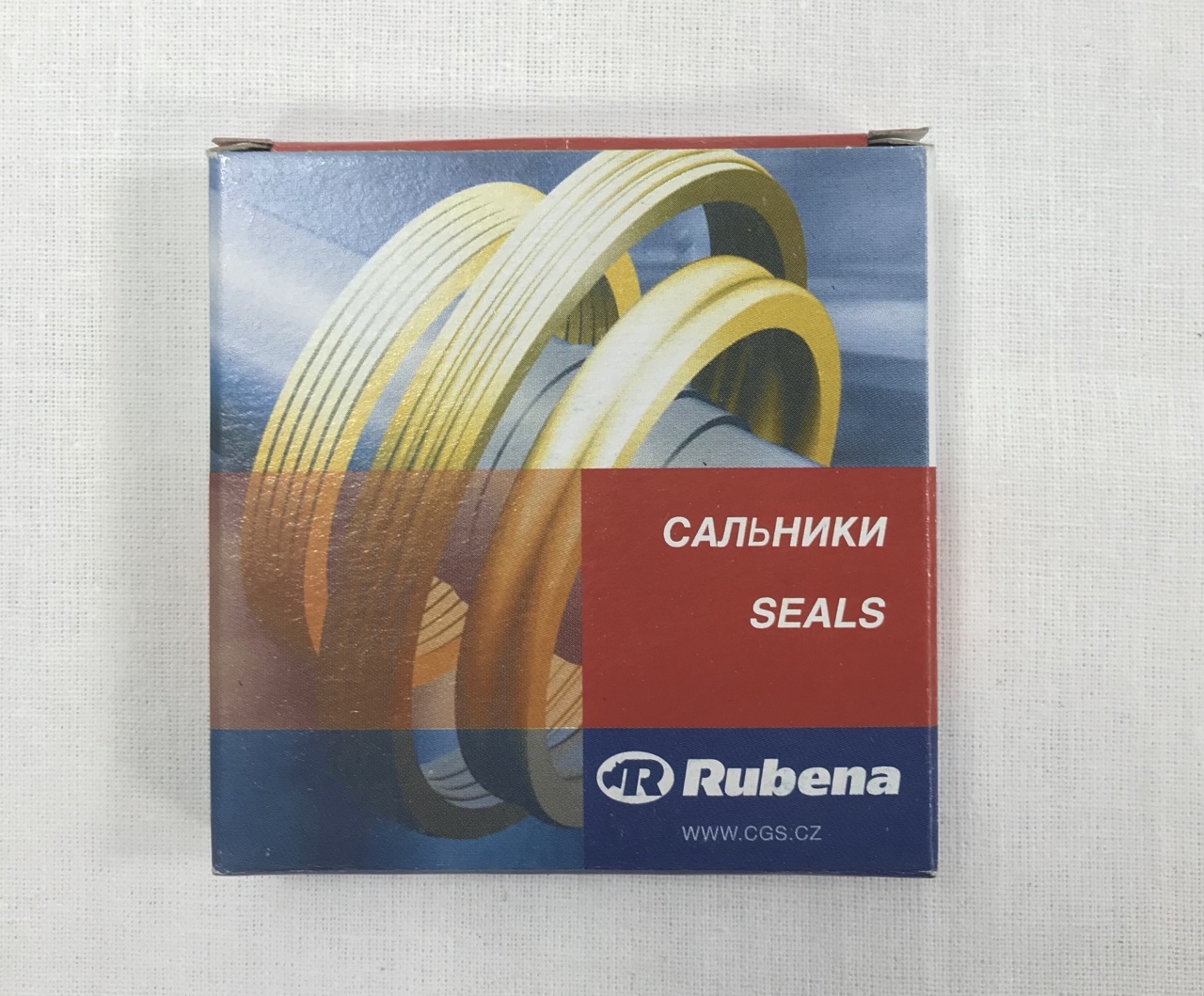 2,2-55*70*8 Сальник RUBENA GPDSV коленвала передний для дв. ЗМЗ-406 4062-1005034 (красный)