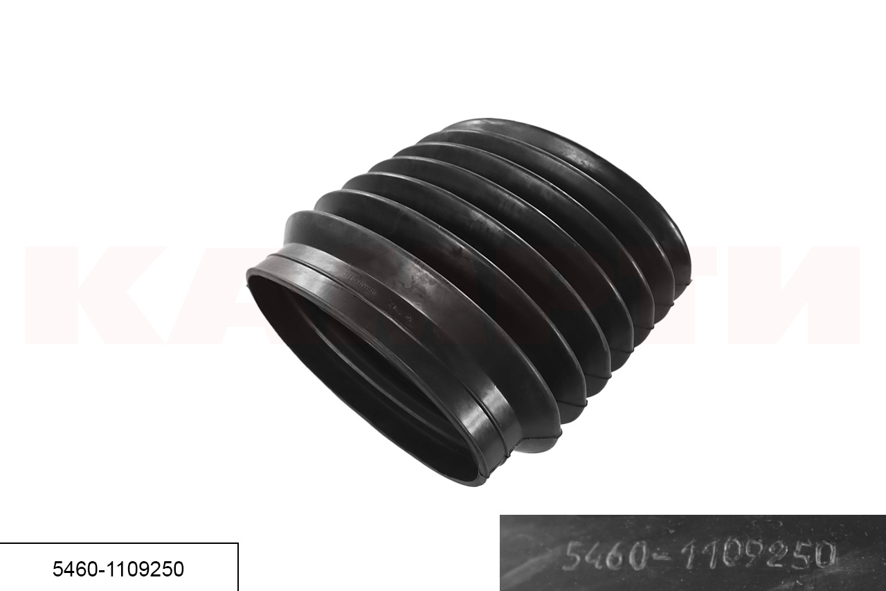 5460-1109250 уплотнитель воздушного фильтра ЕВРО-3 (овал) гофра, УРК