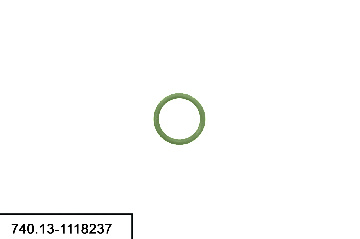 740.13-1118237 Кольцо уплотнительное на турбокомпрессор (018-022-25) ФСИ-65, Строймаш