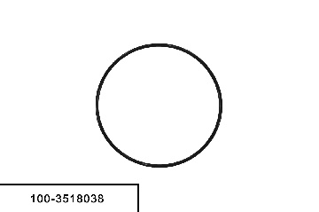 100-3518038 РК О-образное кольцо