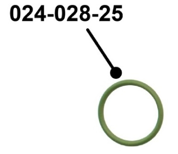 024-028-25 Кольцо ЗЕЛЕНОЕ (ФСИ) уплотнительное 175-1111166-01 (ЯРТИ)