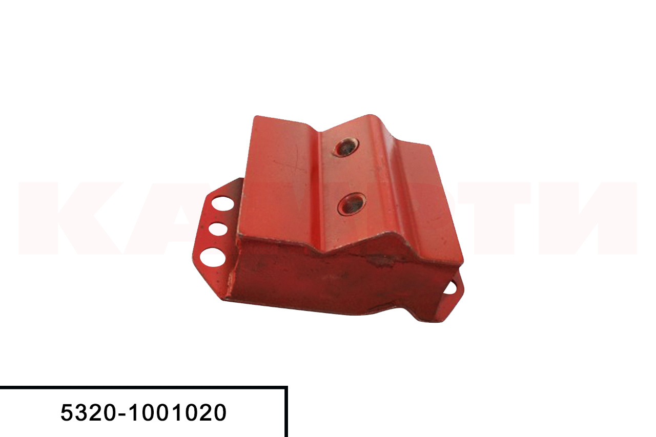 5320-1001020# КР Подушка передней опоры (КРАСНАЯ-1 шт) (тарное место=вакуумн.упак. по 2шт), VPT