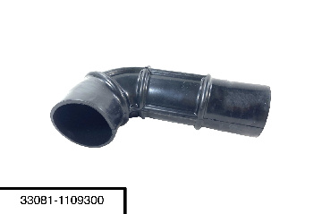 33081-1109300 Патрубок воздушного фильтра соединительный для а/м ГАЗ-3308, 3309, Валдай (ЯРТИ)
