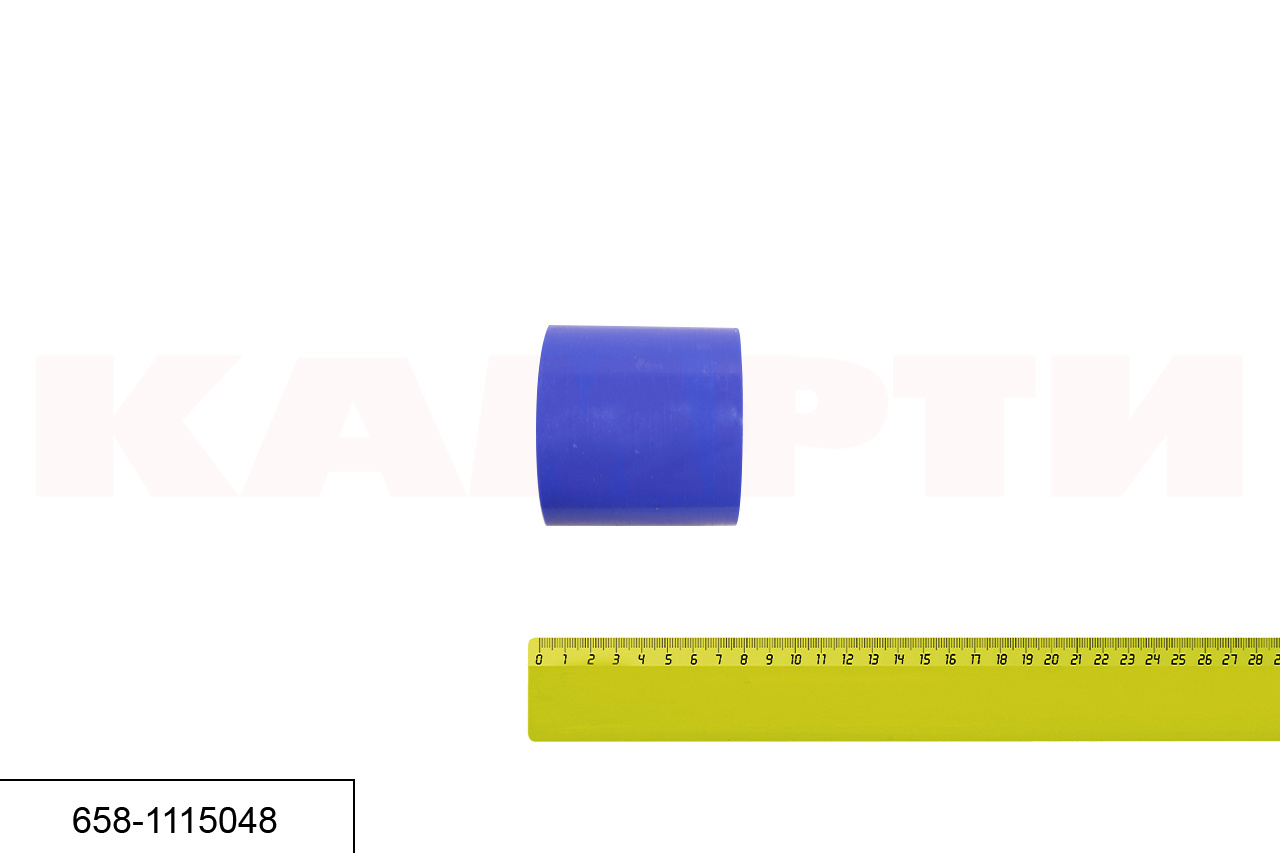 Рукав соединительный (76*86*L80) красный силикон (658-1115048)(ПТП)