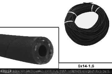 РУКАВ 6*14-1,6 МБС (бухты,м), ГОСТ 10362-2017, ВРТ