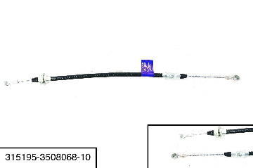 315195-3508068-10 Трос привода стояночного тормоза 578мм для а/м УАЗ Хантер